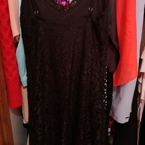 Zara dress used, black, size S