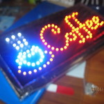 LED light signs new, 24x48 with cable and 220V plug