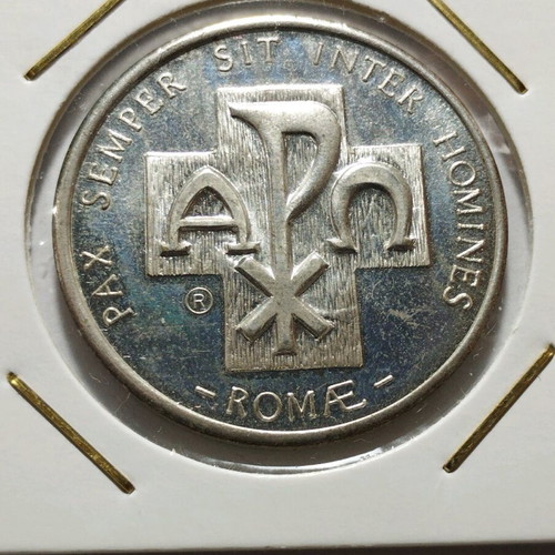 Vatican Silver-Plated Medal of Value 1978 used