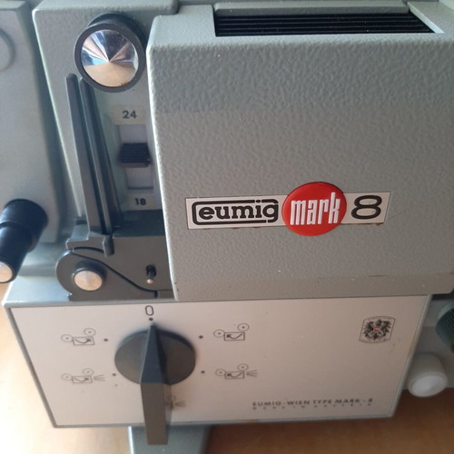 Euming Mark 8 Super8 Film Projector used, vintage 1960 Austria