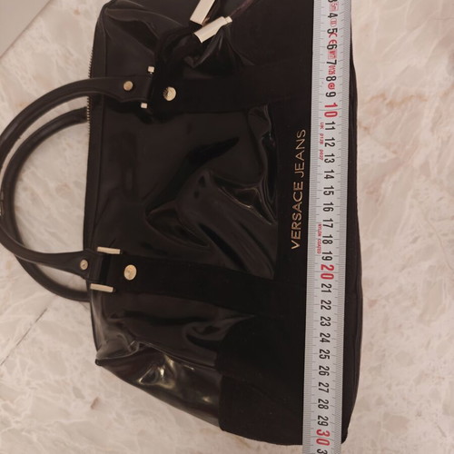 Versace Jeans Handbag used with inner pockets black