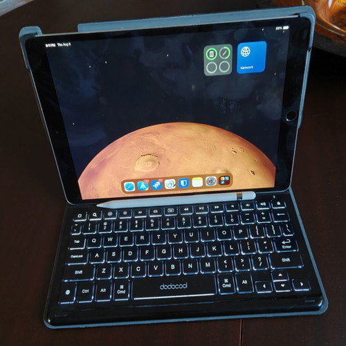 Apple iPad Pro 10.5 with Apple Pencil 1st Gen and Dodocool keyboard case