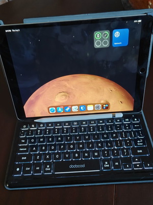 Apple iPad Pro 10.5 with Apple Pencil 1st Gen and Dodocool keyboard case