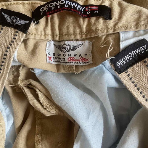 Bermuda shorts large Geonorway beige like new
