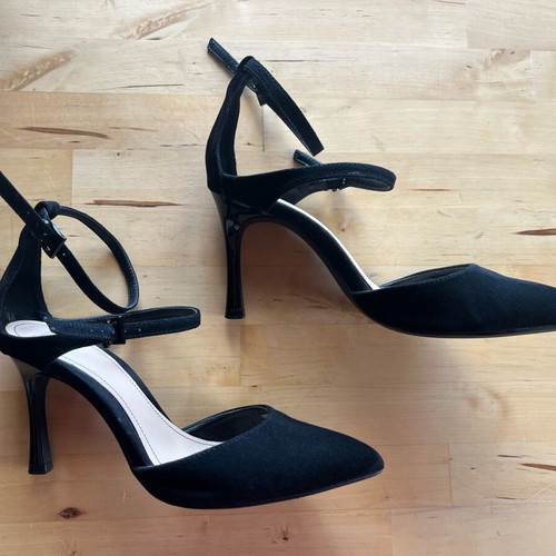 Bershka black heels used, size 36