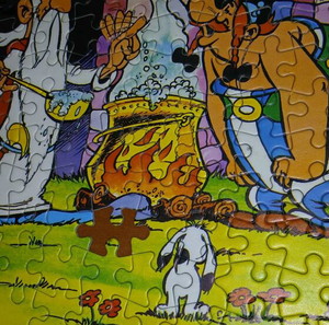 puzzle Asterix σπάνιο παζλ αστεριξ κ οβελιξ
