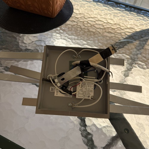 Modern LED Ceiling Light Chrome like new