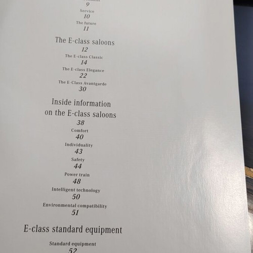Mercedes-Benz brochure new, 56 pages, 21x29 cm
