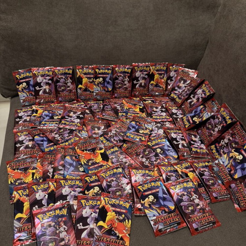 Pokemon TCG Destined Rivals Booster Packs 3x new sealed