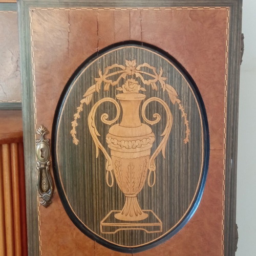 Secretary desk with marquetry used, neoclassical style