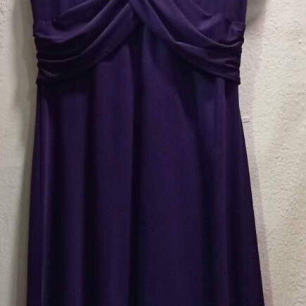 Ann Taylor midi dress new, wide fit purple