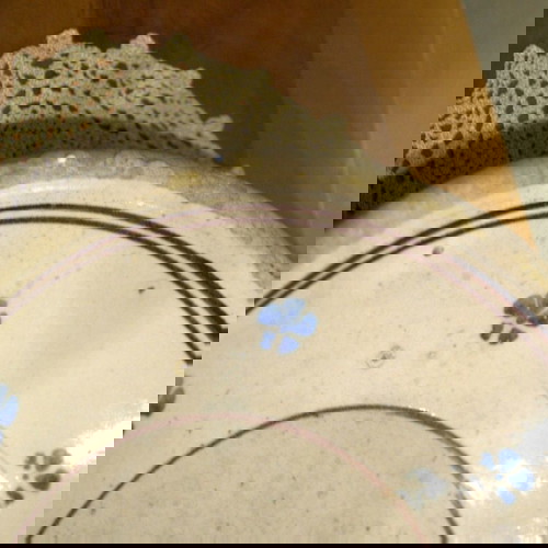 Αντικέ κεραμικό πιάτο από την Απουλία τέλους 19ου αιώνα μεταχειρισμένο