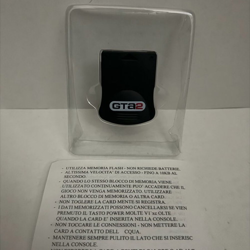 Joytech GTA2 1Mb Memory Card used, Limited Edition, PlayStation compatible