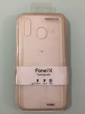 FoneFX Silicone Case for Samsung Galaxy A20 New Transparent