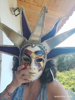 Venetian mask life size handmade