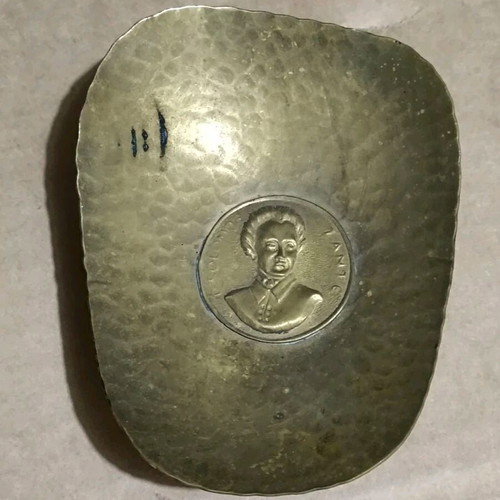 Brass decoration Dionysios Solomos used, collectible