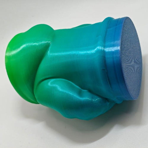 Handmade hoodie pencil holder green gradient, new
