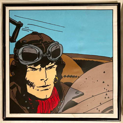 Hugo Pratt Corto Maltese 2 vintage silkscreen prints, 1990