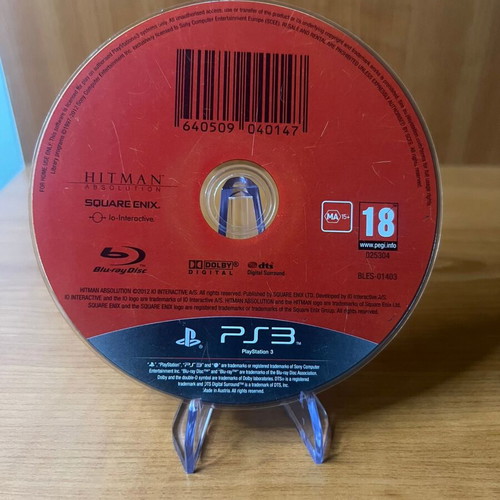 Hitman Absolution PS3 disc used, action