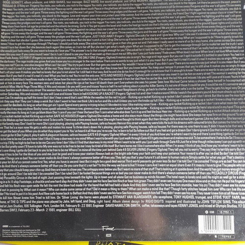Stiff Little Fingers vinyl record like new, rock
