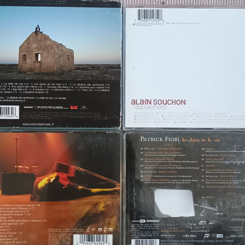 French pop rock scene 4 original CDs used