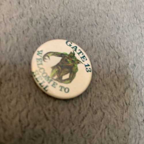 Panathinaikos Gate13 badge used 80s fan collectible