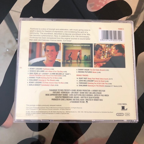 Footloose 15th Anniversary Collectors Edition Original Motion Picture Soundtrack CD used