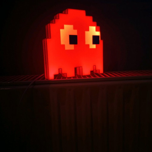 Pac Man lamp like new 3D printed