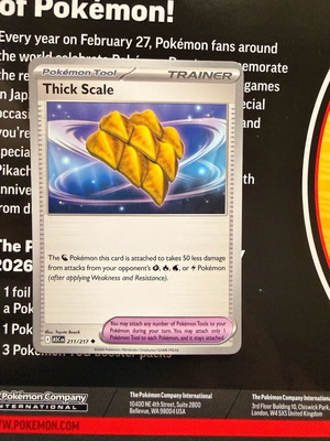 Thick Scale Pokémon card new Ascended Heroes 211/217