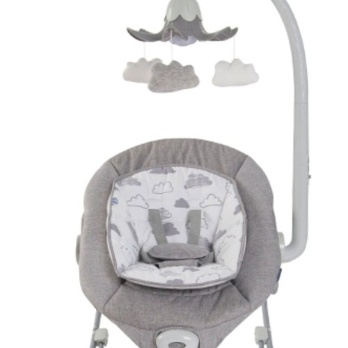 Kikka Boo Electric Baby Relax Clouds with Music and Vibration Grey up to 9kg