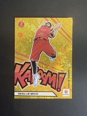 2025-26 Panini Contenders Gold Kaboom Vasilije Micic card like new