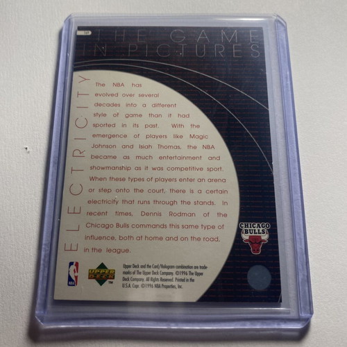 Dennis Rodman Electric City Insert Upper Deck Collector’s Choice card new