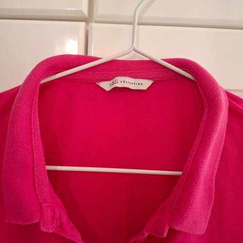 M&S Collection Polo Shirt XL like new, fuchsia
