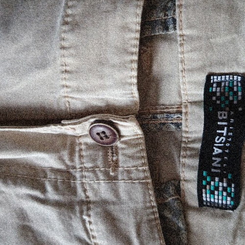 Bitsiani men's cargo pants beige like new