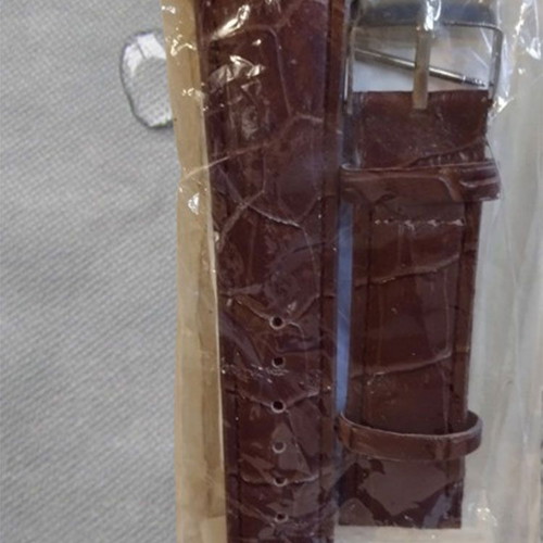 Watch straps new synthetic leather, set of 2 pieces