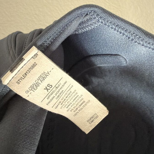 Under Armour sports bra like new, XS, grey and blue