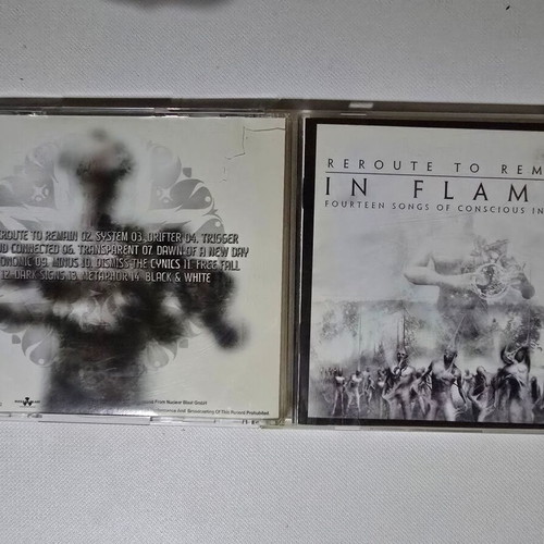 In Flames Whoracle & Reroute to Remain original first press CDs like new, metal