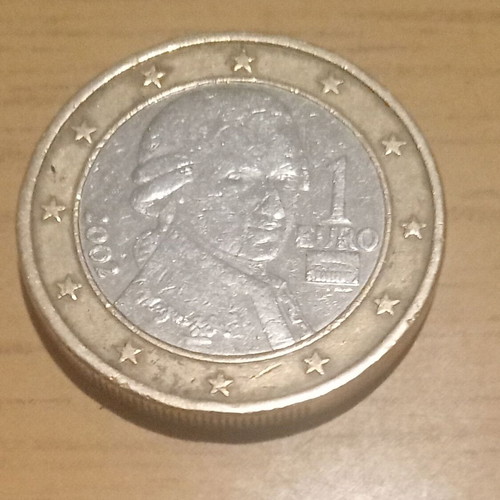 1 euro 2002 Austria like new