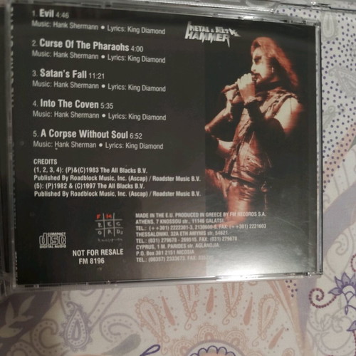 Mercyful Fate CD collection like new with 5 metal songs