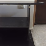 Trolley black with shelves used, mobile furniture