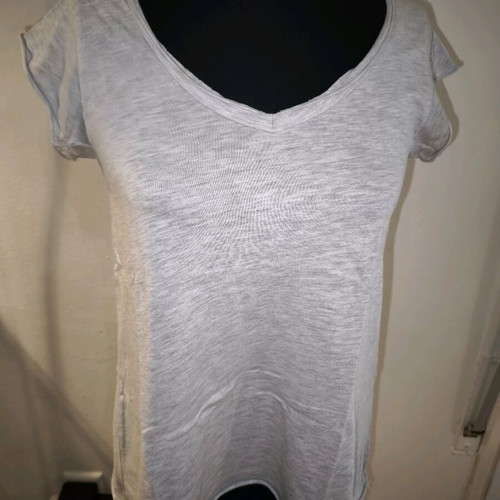 Gray short-sleeve shirt used, size L