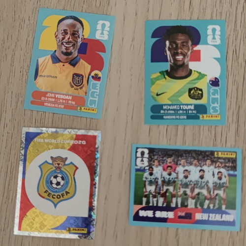 Panini World Cup stickers new, Argentina, France, Lamine Yamal