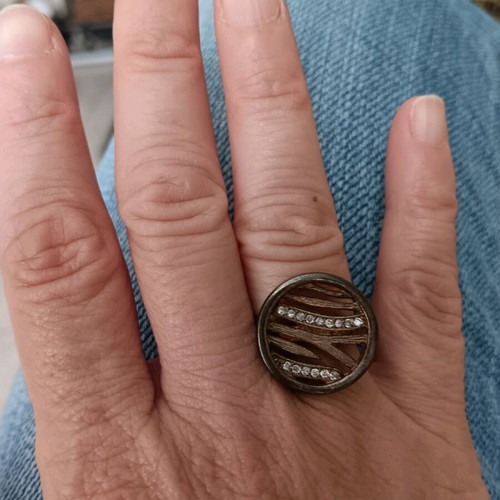 Silver 925 ring used, women's adjustable size
