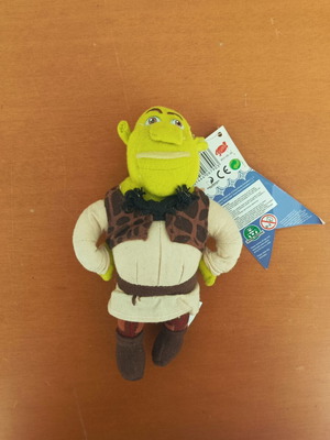 Shrek plush collectible 16 cm, new, Giochi Preziosi 2007