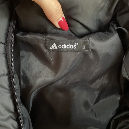 Adidas sports jacket black and white size small like new
