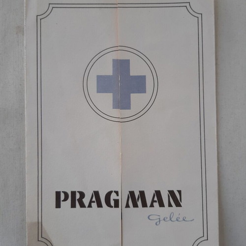 Remek Pragman Gel vintage promotional poster used