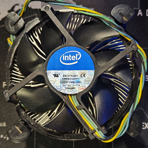 Intel aluminum cooler for socket 115x used