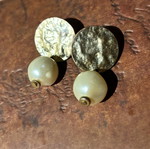 Pearl stud earrings used