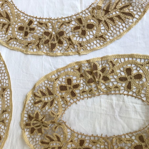 Set of 6 used embroideries