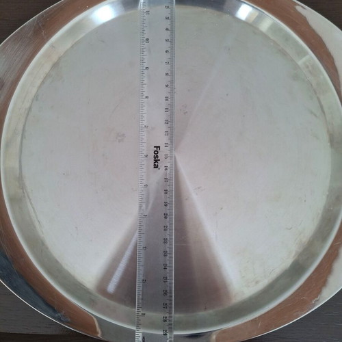 Serving tray used, stainless steel 18/10